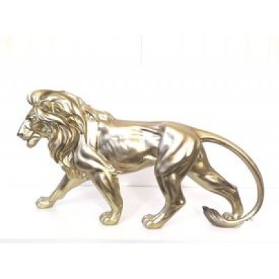 Grande figurine lion debout